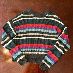 Women’s American Eagle Outfitters Multi-Color Stripped Sweater